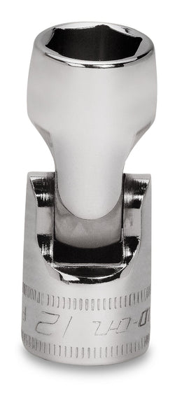 Dado universal plano Flank Drive® de 12 mm, métrico, de 6 puntas y con cuadro de 3/8"