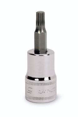 Dado de punta cuadrada triple estándar de 5 mm, métrico, con accionamiento de 3/8"