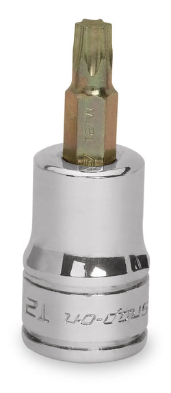 Destornillador de vaso con punta de extracción de servicio pesado TORX® T27 con impulsión de 3/8"
