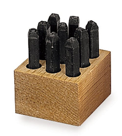 Juego de estampado de acero 0–9 (Blue-Point®)