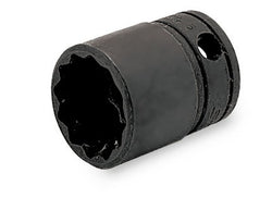 Dado poco profundo SAE Flank Drive® de 5/8" y 12 puntas con cuadro de 3/8"
