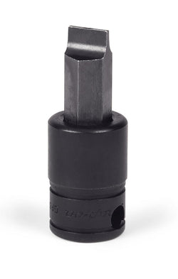 Destornillador de vaso industrial corto con punta plana de 3/8" y punta plana de 3/8"