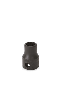Dado plano con acabado industrial Flank Drive® de 9 mm, métrico, 12 puntas, con cuadro de 3/8"
