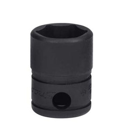 Dado plano SAE Flank Drive® de 1/2" y 6 puntas con cuadro de 3/8"