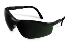 Gafas de seguridad (montura negra/lentes verde oscuro)