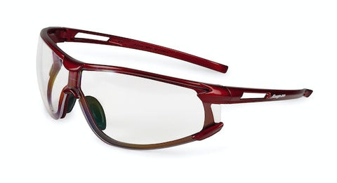 Gafas de seguridad (rojas/transparentes)