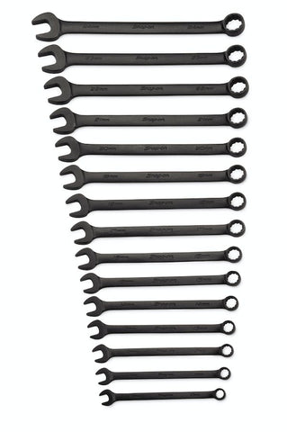Juego de llaves combinadas Flank Drive® métricas de 12 puntas y 15 piezas (10-24 mm)