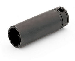 Dado profundo Flank Drive® de 9/16" SAE de 12 puntas con cuadro de 3/8"