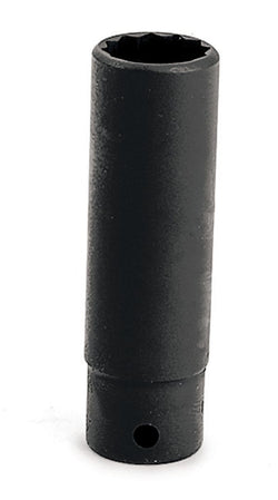 Dado profundo Flank Drive® de 7/16" SAE de 12 puntas con cuadro de 1/4"