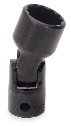 Dado universal poco profundo Flank Drive® de 7/16" SAE de 12 puntas con cuadro de 1/4"