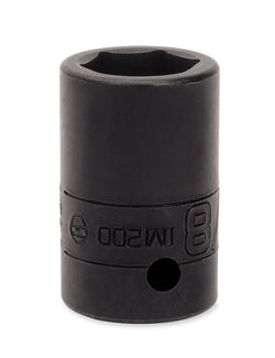 Dado de impacto poco profundo Flank Drive® de 5/8" SAE de 6 puntas con impulsión de 1/2"
