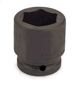 Dado de impacto poco profundo Flank Drive® de 1-1/4" SAE de 6 puntos con impulsión de 3/4"