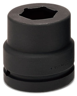 Dado de impacto poco profundo Flank Drive® de 1-3/8" SAE de 6 puntas con cuadro de 1-1/2"