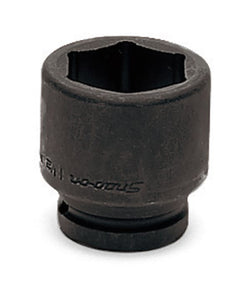Dado de impacto poco profundo Flank Drive® de 1-1/2" SAE de 6 puntas con impulsión de 3/4"