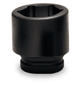 Dado de impacto poco profundo de 2-3/16" SAE Flank Drive® de 6 puntos con impulsión de 1"