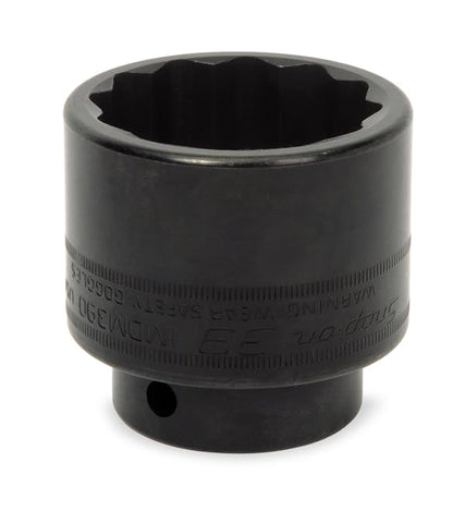 Dado de impacto poco profundo Flank Drive® de 39 mm, métrico, 12 puntas, con accionamiento de 1/2"
