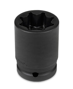 Dado de impacto poco profundo Flank Drive® de 1-1/16" SAE de 8 puntas con impulsión de 3/4"