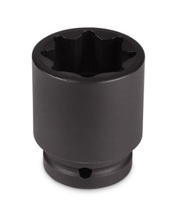 Dado de impacto poco profundo Flank Drive® de 1-1/4" SAE de 8 puntas con impulsión de 3/4"