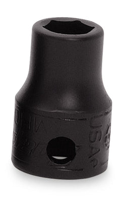 Dado de impacto poco profundo Flank Drive® de 5/16" SAE de 6 puntas con cuadro de 3/8"