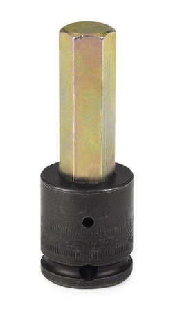 Destornillador hexagonal con clasificación de impacto de 14 mm, métrico, con accionamiento de 3/8"
