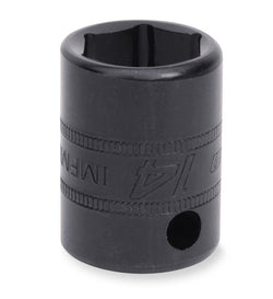 Dado de impacto poco profundo Flank Drive® de 14 mm, métrico, de 6 puntas y con cuadro de 3/8"