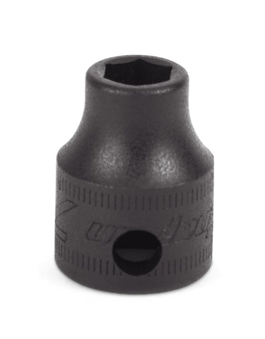 Dado de impacto superficial Flank Drive® de 7 mm, métrico, de 6 puntas y con cuadro de 3/8" (óxido negro)