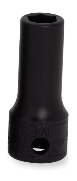 Dado de impacto semiprofundo Flank Drive® de 5/16" SAE de 6 puntas con cuadro de 3/8"