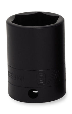 Dado de impacto semiprofundo Flank Drive® de 7/8" SAE de 6 puntos con impulsión de 3/8"