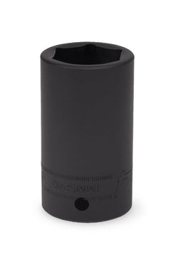 Dado de impacto semiprofundo de 24 mm Flank Drive® métrico de 6 puntas con impulsión de 1/2"
