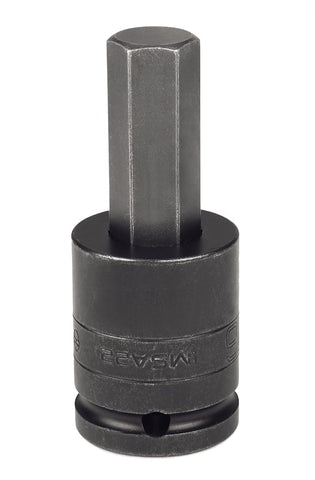 Destornillador de vaso con punta hexagonal con clasificación de impacto SAE de 1/2" y 11/16"