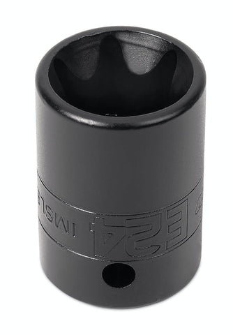 Dado de impacto plano TORX® E24 con impulsión de 1/2"