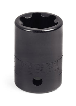 Dado de impacto de perfil bajo TORX Plus® 24EPL con impulsión de 1/2" (negro)