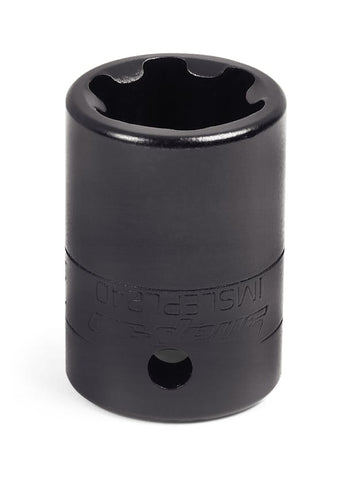 Dado de impacto de perfil bajo TORX Plus® 24EPL con impulsión de 1/2" (negro)