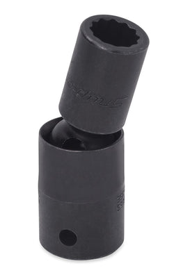 Dado de impacto giratorio poco profundo Flank Drive® de 1/2" SAE de 12 puntas con accionamiento de 1/2"