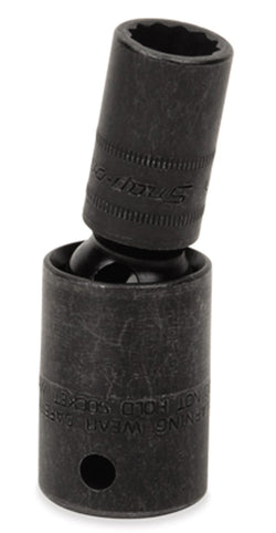 Dado de impacto giratorio poco profundo Flank Drive® de 12 mm, métrico, 12 puntas, con accionamiento de 1/2"