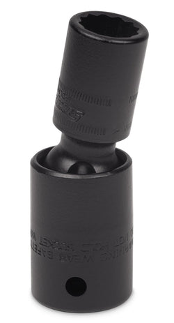 Dado de impacto giratorio poco profundo Flank Drive® de 13 mm, métrico, 12 puntas, con accionamiento de 1/2"