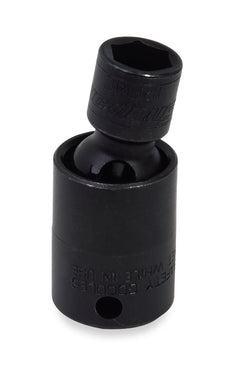 Dado de impacto giratorio poco profundo de 7/16" SAE Flank Drive® de 6 puntos con cuadro de 3/8"