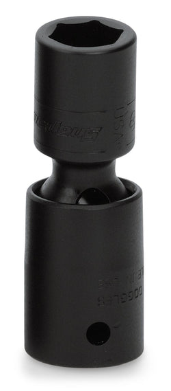 Dado de impacto giratorio poco profundo Flank Drive® SAE de 6 puntos con impulsión de 1/2" y 9/16"