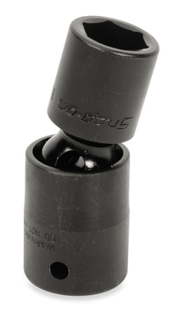 Dado de impacto giratorio poco profundo Flank Drive® de 11/16" SAE de 6 puntos con impulsión de 1/2"