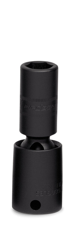 Dado de impacto giratorio profundo Flank Drive® de 12 mm, métrico, de 6 puntas y con cuadro de 3/8"