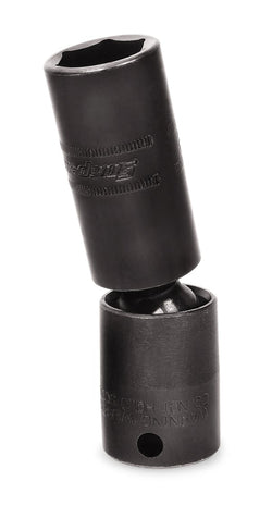 Dado de impacto giratorio profundo Flank Drive® de 16 mm, métrico, de 6 puntas y con cuadro de 3/8"