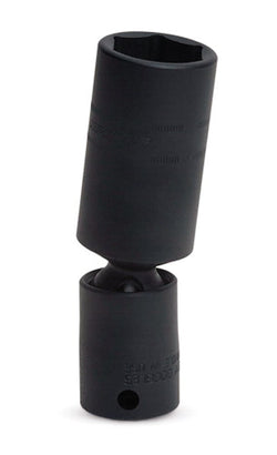 Dado de impacto giratorio profundo Flank Drive® de 21 mm, métrico, de 6 puntas y con cuadro de 3/8"