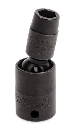 Dado de impacto giratorio semiprofundo Flank Drive® de 10 mm, métrico, de 6 puntas y con cuadro de 3/8"