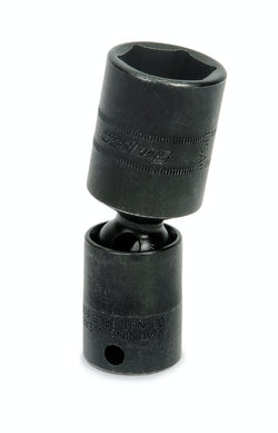 Dado de impacto giratorio semiprofundo Flank Drive® de 21 mm, métrico, de 6 puntas y con cuadro de 3/8"