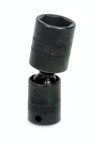 Dado de impacto giratorio semiprofundo Flank Drive® de 21 mm, métrico, de 6 puntas y con cuadro de 3/8"