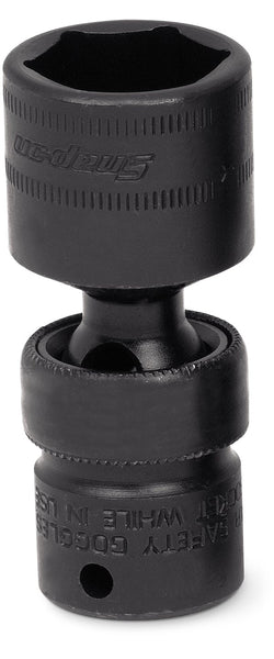 Dado de impacto giratorio poco profundo Flank Drive® de 15 mm, métrico, de 6 puntas y con impulsión de 1/4"