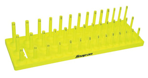 Bandeja de enchufes estilo poste de 3 filas SAE de 1/2" (alta visibilidad)