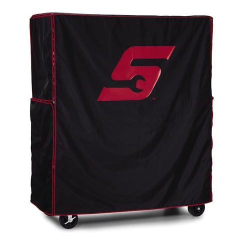 Funda con logo “S” (negra con logo rojo)