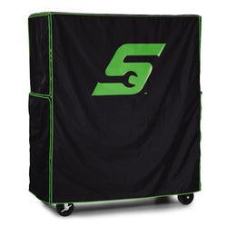 Funda con logo “S” (negra con logo verde)