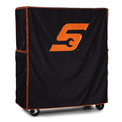 Funda con logo “S” (negra con logo naranja)